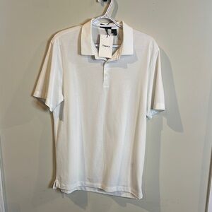 NWT Theory White Polo Shirt Classic Style